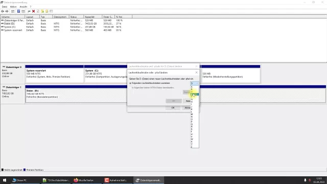 Laufwerksbuchstabe ändern (Festplatte, Volume, Datenträger Buchstabe wechseln) – Windows-Tutorial
