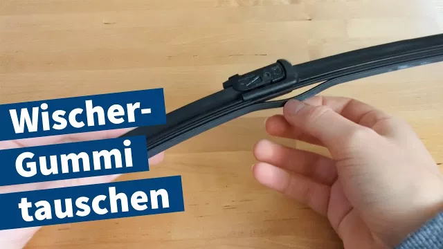 Scheibenwischer Gummi wechseln – Wischerblatt austauschen – Tutorial, Anleitung