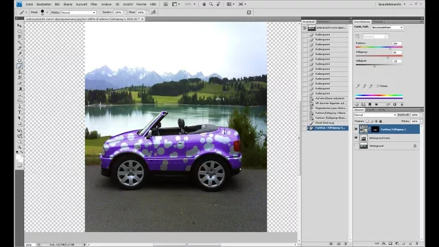 Lustiges Minicar erstellen – Photoshop-Tutorial
