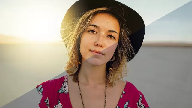 Sonnentrahlen einfügen / Sonnenuntergang erstellen – Photoshop-Tutorial