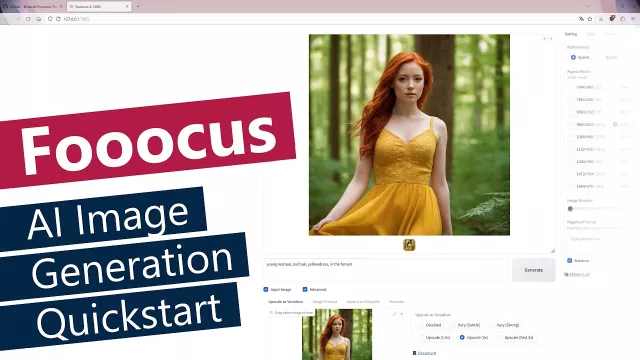 Fooocus AI Image Generation – Kostenfreie, offline KI-Bild-Erstellung – Tutorial für Einsteiger