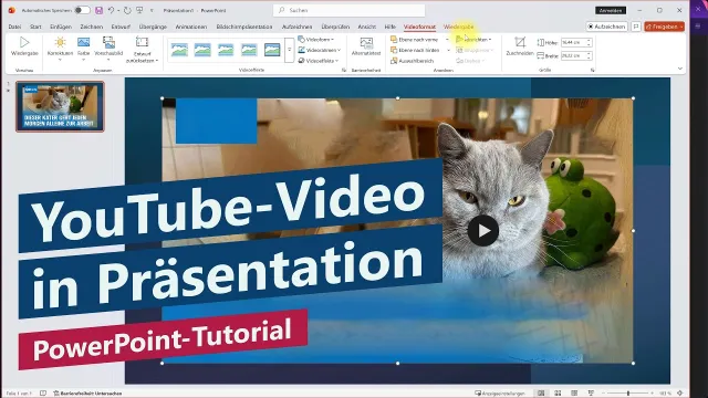 YouTube-Video einfügen – PowerPoint-Tutorial