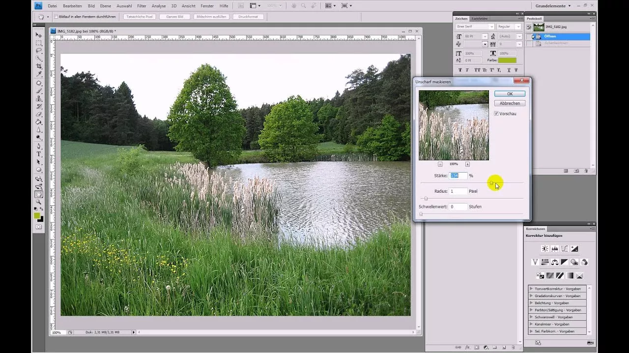 Bilder professionell nachschärfen – Photoshop-Tutorial