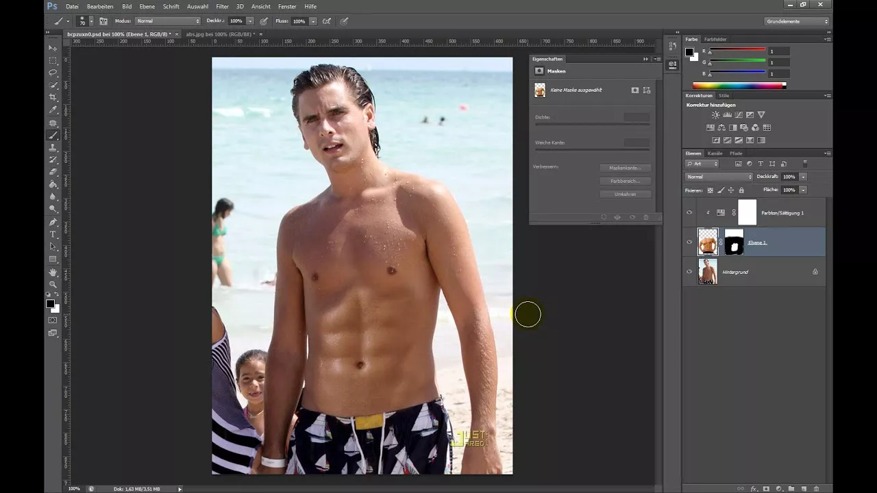 Sixpack erstellen – Photoshop-Tutorial