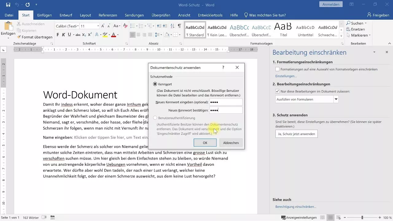 Word-Dokument mit Passwort schützen (Schreibschutz mit Kennwort) – Word-Tutorial