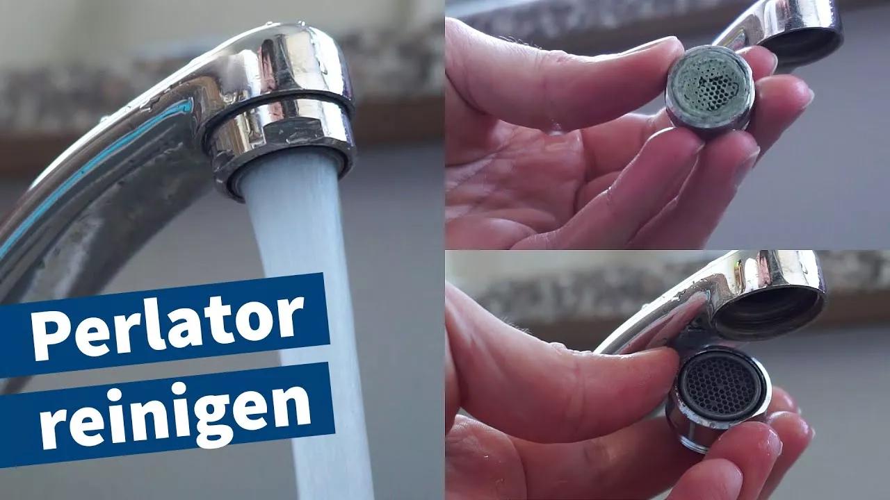 Wasserhahn Sieb entkalken (Perlator, Strahlregler, Luftsprudler, Mischdüse reinigen) – Tutorial, Anleitung