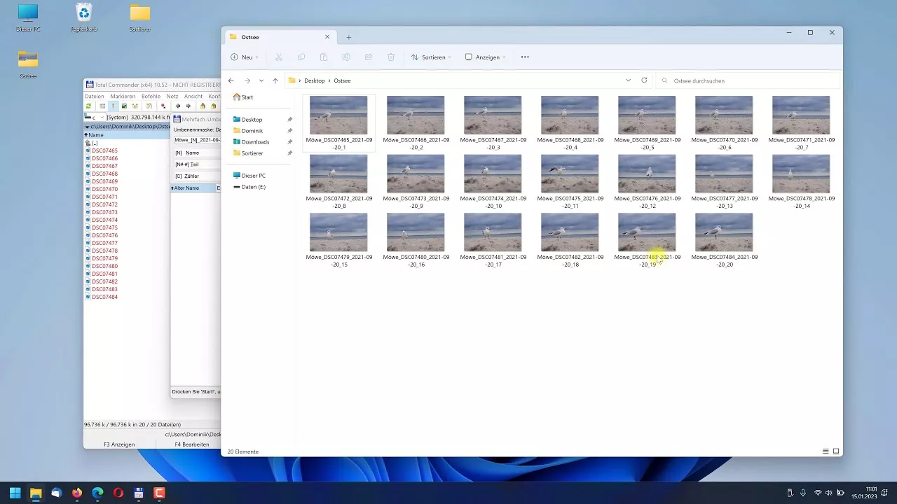Mehrere Dateien gleichzeitig umbenennen – Windows-Tutorial
