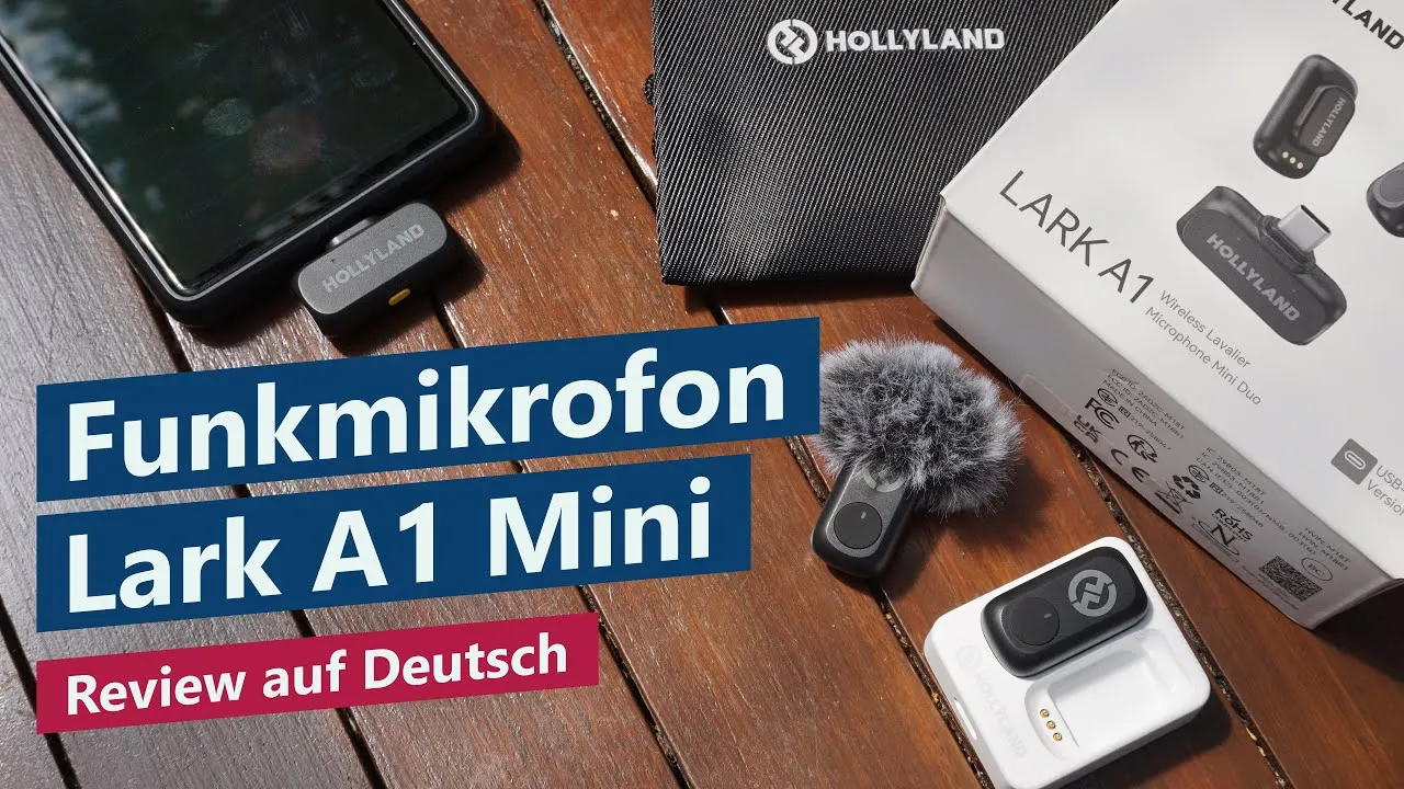 Hollyland Lark A1 – Kabelloses, günstiges Lavalier-Mikrofon – Test & Review