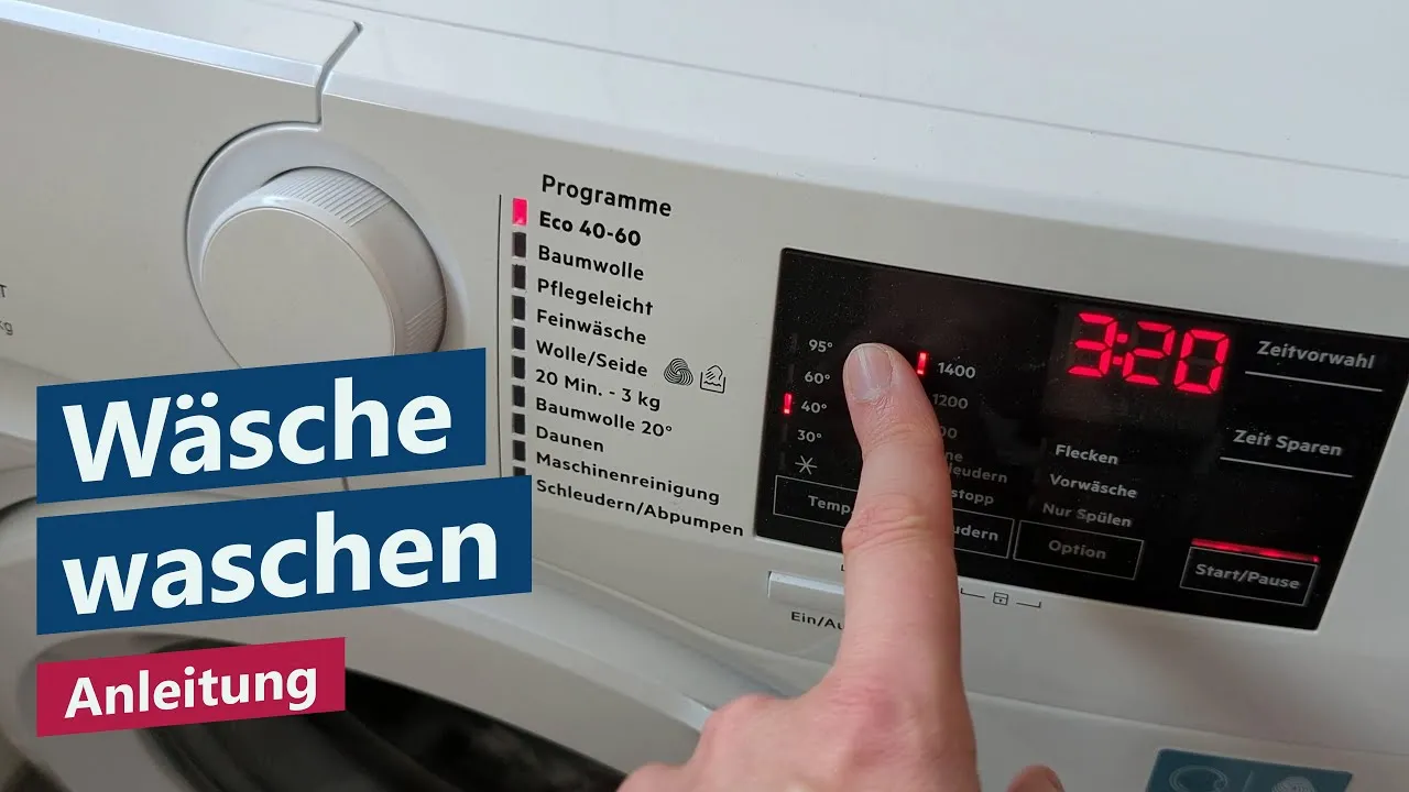 Wäsche waschen Anleitung für Anfänger – Die schnelle Wäsche für Zwischendurch (Einfaches Tutorial)