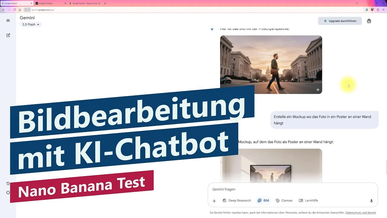 Bildbearbeitung mit KI-Chatbot statt Photoshop? – Googles kostenloses Nano Banana im Test