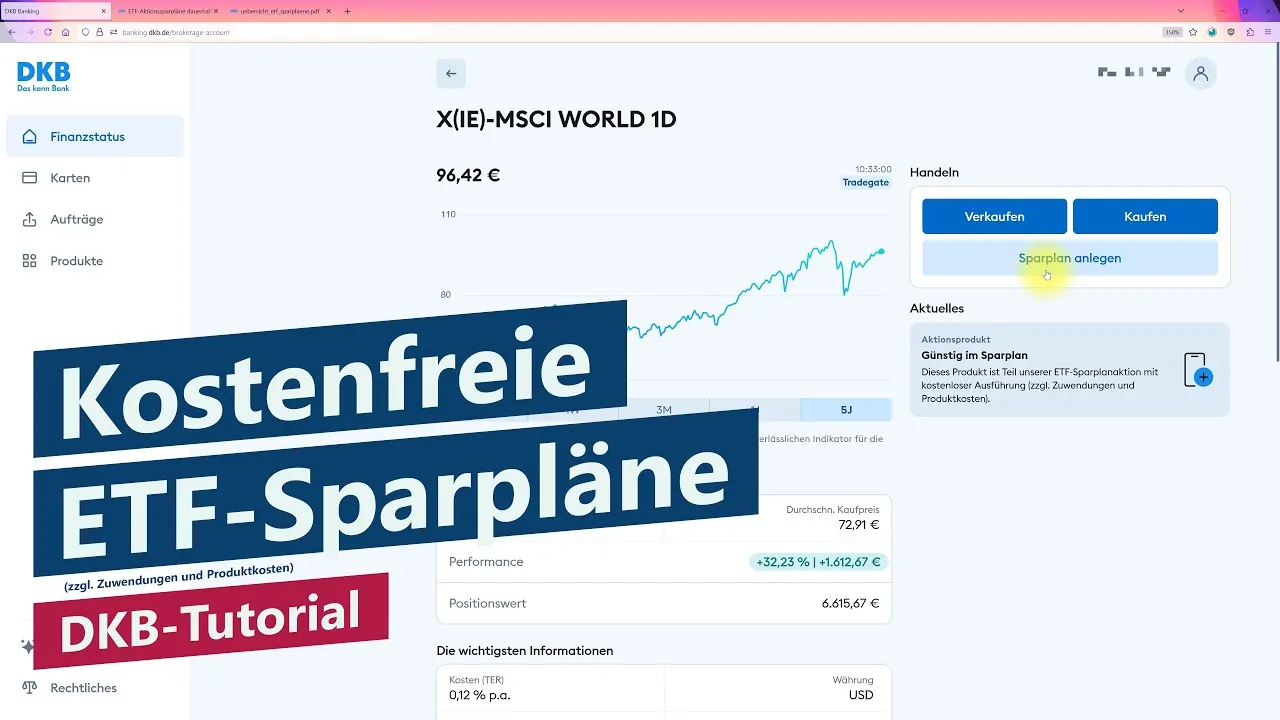 DKB Broker: Kostenfreie ETF-Sparpläne einrichten – über 450 ETFs ohne Orderentgelt