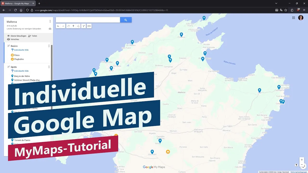 Eigene Google Maps Karte erstellen – Google My Maps Tutorial für individuelle Urlaubsplanung