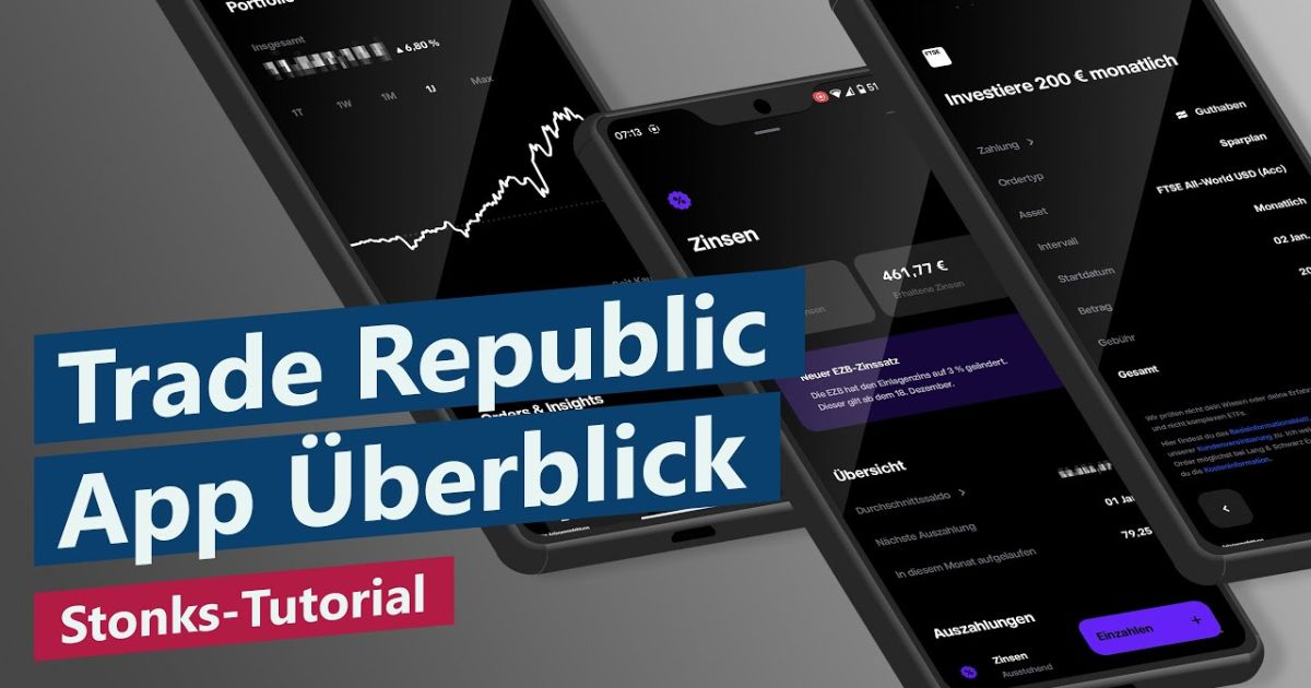Geld Von Trade Republic Zurück überweisen Trade Republic App Einblick – ETF-Sparplan, Geld-Aufbewahrung, Saveback